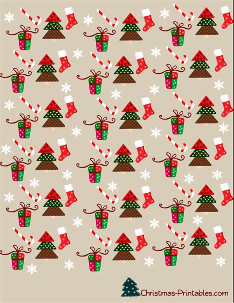 Christmas Wrapper Printable