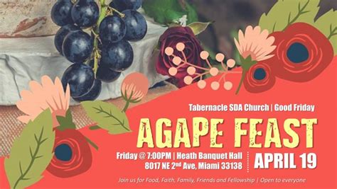 Agape Feast - Tabernacle Seventh-day Adventist Church