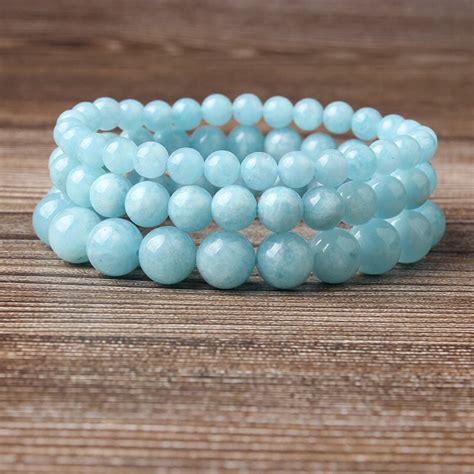 Women Bracelet Blue Jade Bracelet Jewelry Loose Beads Bracelet - Etsy