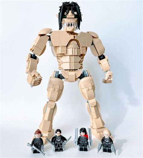 Lego Attack Titan (from Attack on Titan, Shingeki no Kyojin) | Cool lego, Lego custom ...