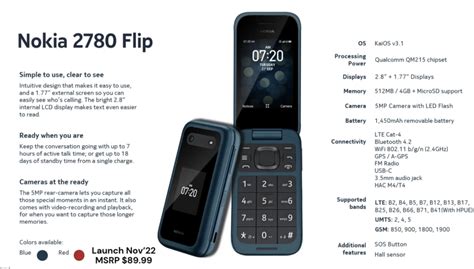 Nokia - 2780 Flip Phone Manual