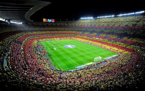 Spain Camp Nou fc barcelona soccer stadium crowd wallpaper | 2048x1280 | 248162 | WallpaperUP