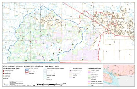 Nooksack River Watershed map with sampling locations. | Download Scientific Diagram