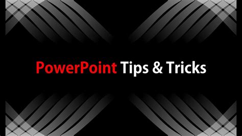 Powerpoint Tips & Tricks - Part 1 - YouTube