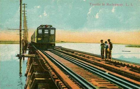 Trestle to Rockaway - train across the bay | Far rockaway, Rockaway ...