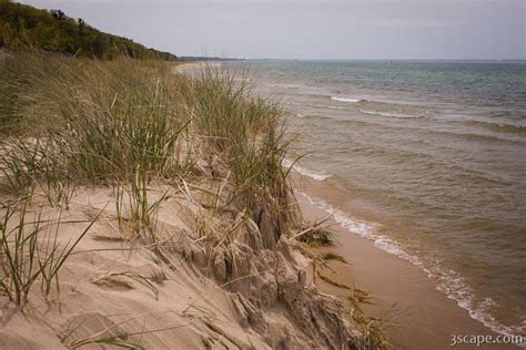 Beach at PJ Hoffmaster State Park Photograph by Adam Romanowicz