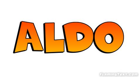 Aldo Logo | Free Name Design Tool from Flaming Text