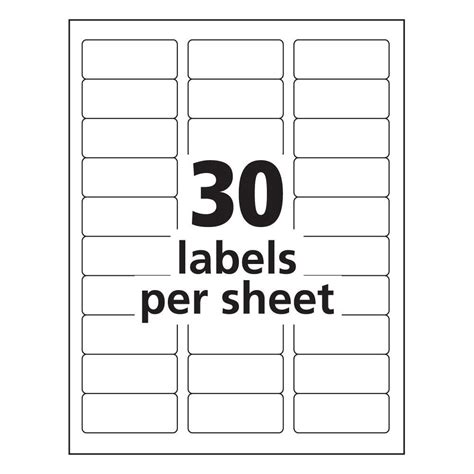 Pro Office Premium 1500 Self Adhesive Address Labels (1 x 2-5/8 inch ...