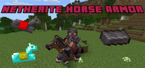 Netherite Horse Armor | Minecraft Addon