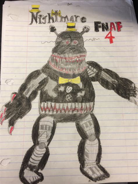 Nightmare Fnaf4 by Dragonoisus on DeviantArt