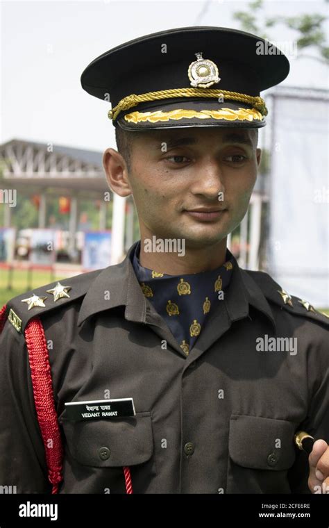 Dehradun, Uttarakhand/India- August 15 2020: Young Indian Army officer Stock Photo - Alamy