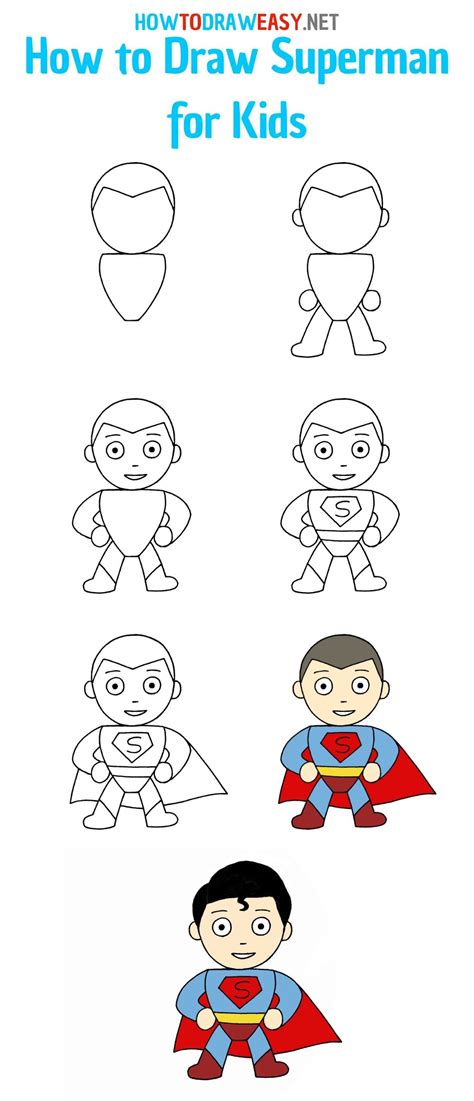 Kid Superman Drawing