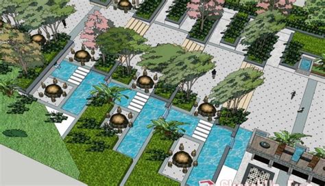 Landscape 1 - Sketchup Models For Free Download