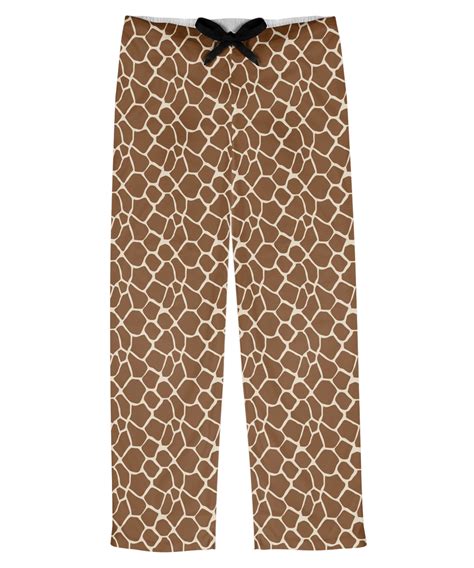 Custom Giraffe Print Mens Pajama Pants | YouCustomizeIt