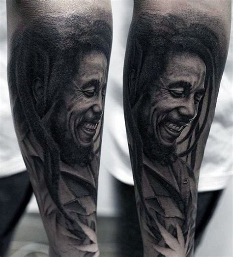 60 Bob Marley Tattoos For Men - Jamaican Design Ideas