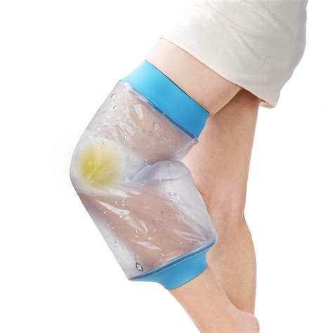 Buy Knee Cast Cover for Shower, Waterproof TPU Shower Bandage and Cast ...