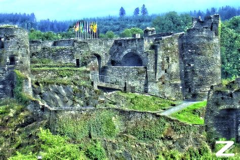 Belgium, Castle of La Roche en Ardenne https://zhianjo.com | English castles, Belgium, Castle