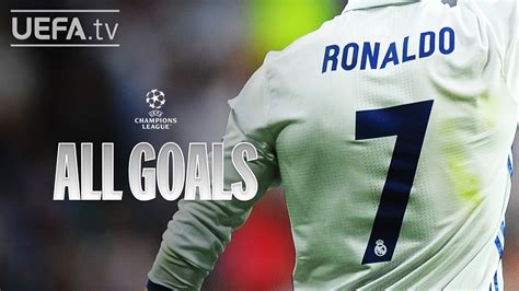 CRISTIANO RONALDO: ALL #UCL GOALS! - YouTube