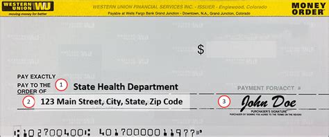 How to Complete a Money Order for the Office of Vital Records - Vital Records