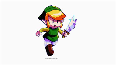 Link Pixel Art Gif