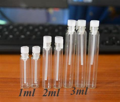 1ML/2ML /3ML Empty Liquid Sample Glass Bottle Perfume Vials Empty Tubes DHL Free From Sharon847 ...