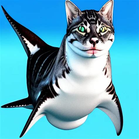 shark cat hybrid, photorealistic, 8 k. | Stable Diffusion