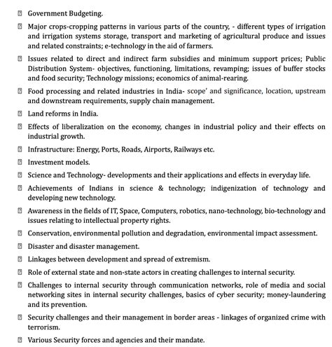 Upsc Prelims 2021 Syllabus : Upsc Syllabus Micro Topic Listing Pre Cum Mains Vision / Upsc ...