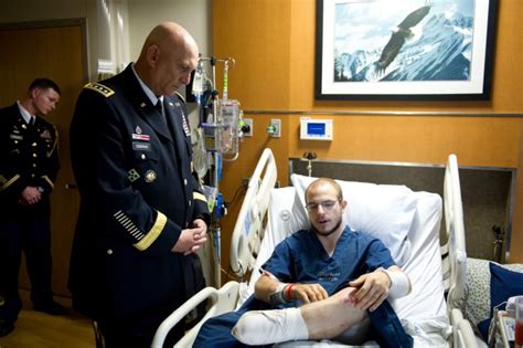 Odierno visits wounded warriors, family members at Walter Reed | Article | The United States Army