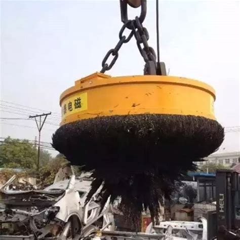 China Customized Industrial Crane Electric Lifting Magnet For Scraps ...