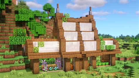 Minecraft | How to Build a Greenhouse Tutorial - YouTube