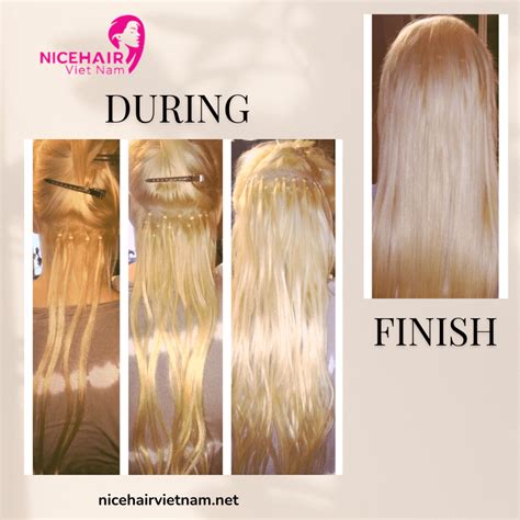 Microbead hair extensions: what is it like after application?