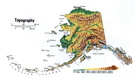 Map Of Usa And Alaska – Topographic Map of Usa with States