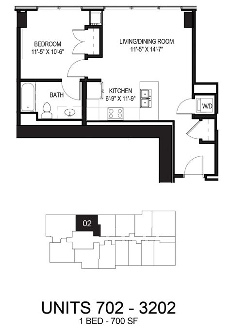 Arkadia West Loop | Floor Plans | Chicago Luxury Apts | Bozzuto