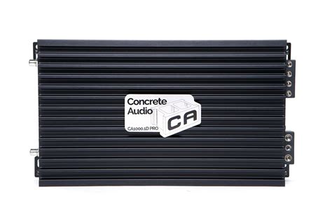 Class D mono strapable bass amplifier - Concrete Audio