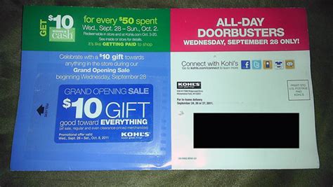 The Thrifty Deafies: Kohls: $10 Gift Card