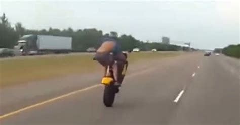 Motorcyclist Pops Wheelie At 100 MPH And It Doesn't Go Well | HuffPost