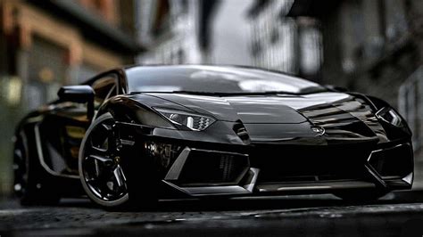 Shiny Black Lamborghini Car Blur Background Lamborghini, HD wallpaper | Peakpx