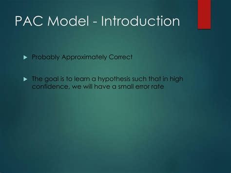 PPT - The PAC model & Occam’s razor PowerPoint Presentation, free download - ID:1458444