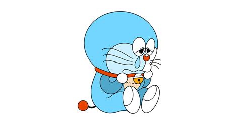 Sad Doraemon сoloring page ♥ Online and Print for Free!