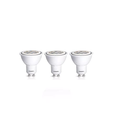 Philips 50W Equivalent Daylight (5000K) GU10 LED Light Bulb (3-Pack) | The Home Depot Canada