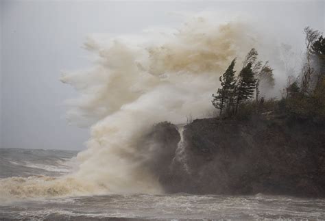 Photos: Winds whip up 20-foot waves on Lake Superior | MPR News