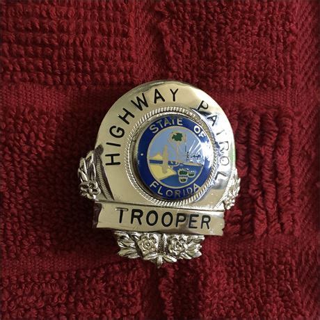 Collectors-Badges Auctions - Florida Highway Patrol Trooper NO SHIPPING ...