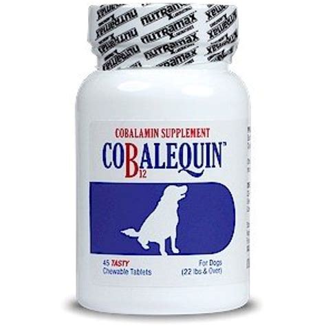 Cobalequin Cobalamin Supplement Vitamin B12 for dogs over 22 pounds chicken flavor *** You can ...