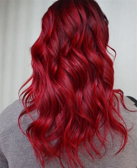 Pin by ROSALIE KALUPSON on Red Hair | Red hair color, Crimson red hair, Bright red hair