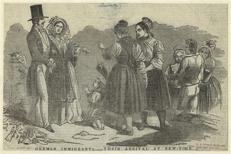 German immigrants -- their arrival at New York - NYPL Digital Collections