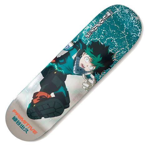 Primitive Skateboarding X My Hero Academia Full Cowl Skateboard Deck 8. ...