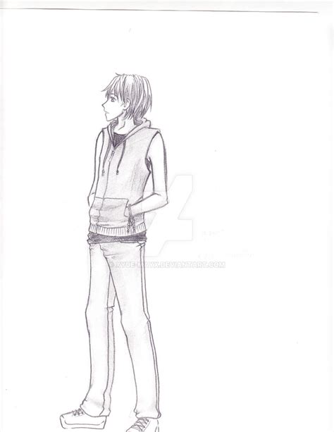 Boy Standing Drawing at GetDrawings | Free download