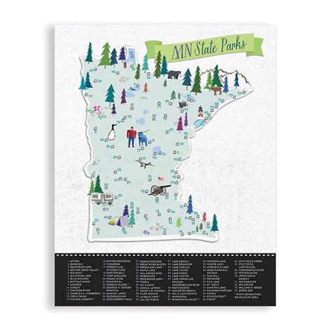 Minnesota State Parks Map - Yetta Katerine