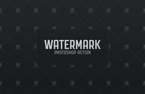 Watermark Photoshop Action | Photoshop, Free photoshop actions ...