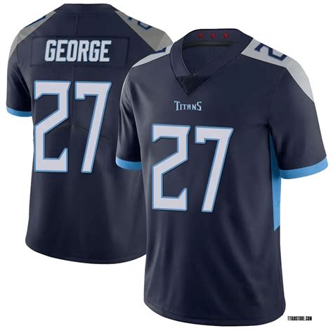 Men's Eddie George Tennessee Titans 100th Vapor Untouchable Jersey ...